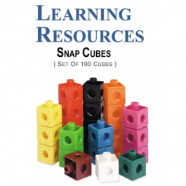 Learning Resources Snap Cubes, Educational Counting Toy, Set of 100 Cubes (Repacked Set)